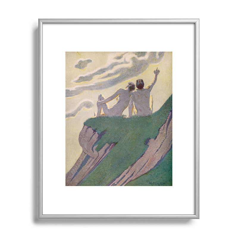 "I do not know what it is except that it is grand, and that it is happiness" (Margaret C Cook, 1913) Framed Art Print