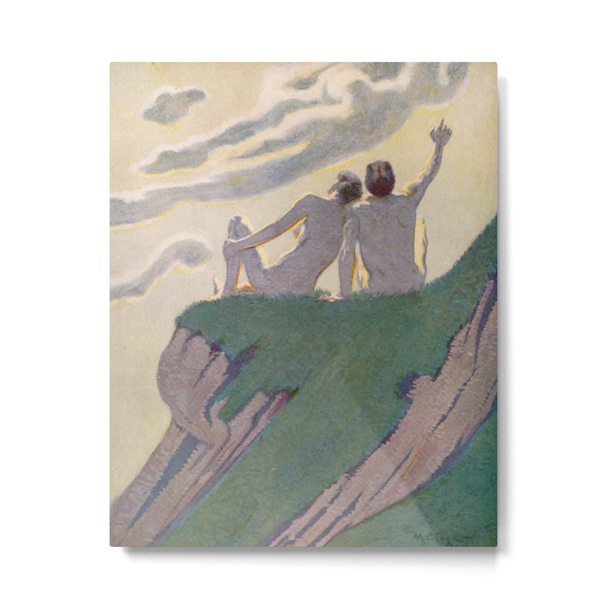 "I do not know what it is except that it is grand, and that it is happiness" (Margaret C Cook, 1913) Metal Print