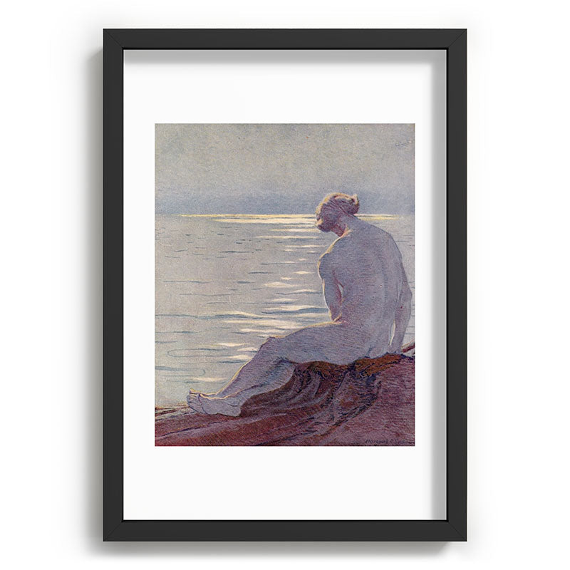 "I musing late in the autumn day" (Margaret C. Cook, Leaves of Grass, 1913) Framed Art Print