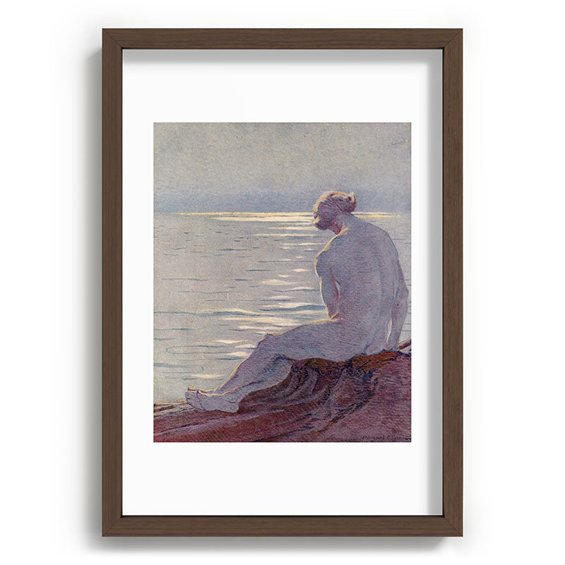 "I musing late in the autumn day" (Margaret C. Cook, Leaves of Grass, 1913) Framed Art Print
