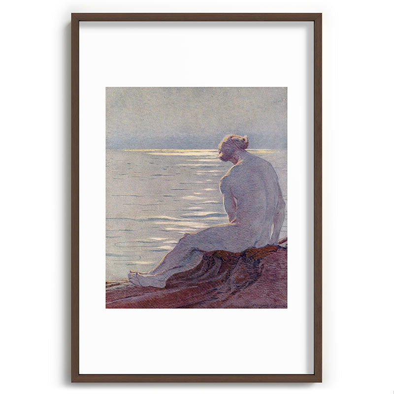 "I musing late in the autumn day" (Margaret C. Cook, Leaves of Grass, 1913) Framed Art Print