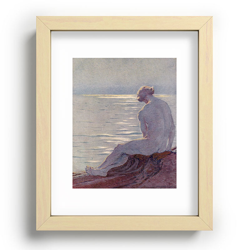 "I musing late in the autumn day" (Margaret C. Cook, Leaves of Grass, 1913) Framed Art Print