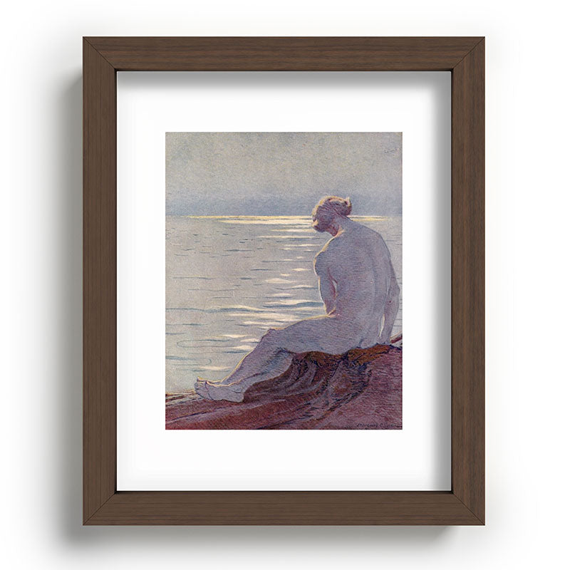 "I musing late in the autumn day" (Margaret C. Cook, Leaves of Grass, 1913) Framed Art Print