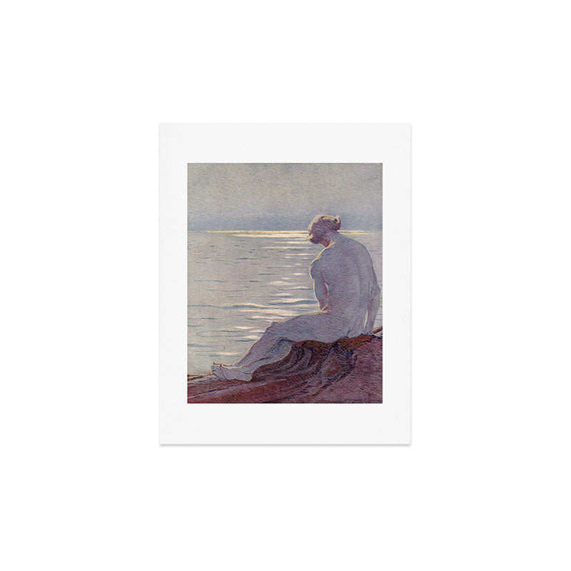 "I musing late in the autumn day" (Margaret C. Cook, Leaves of Grass, 1913) Art Print