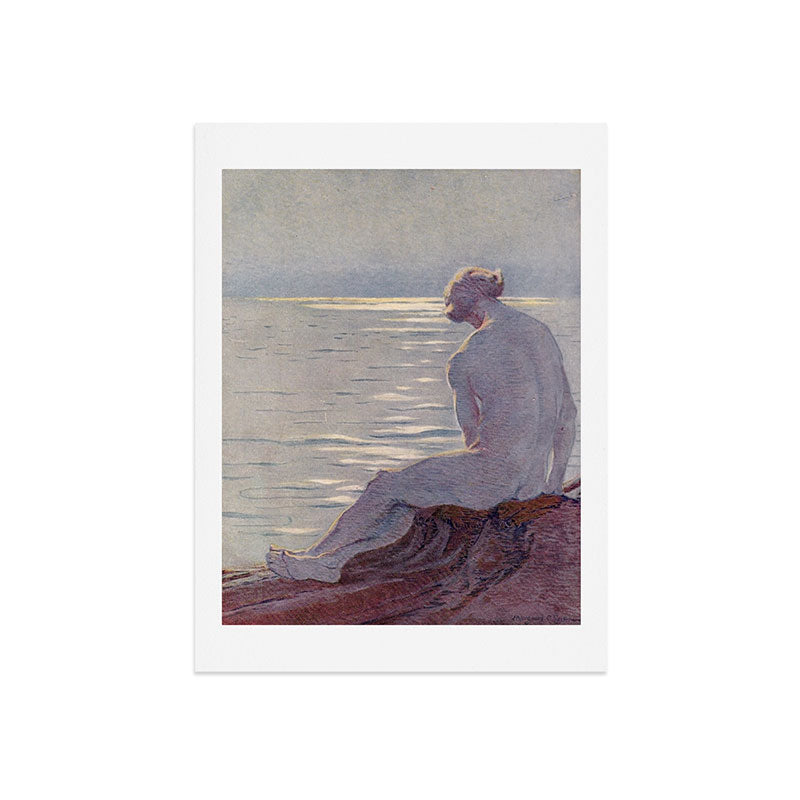 "I musing late in the autumn day" (Margaret C. Cook, Leaves of Grass, 1913) Art Print