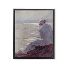 "I musing late in the autumn day" (Margaret C. Cook, Leaves of Grass, 1913) Framed Canvas Print