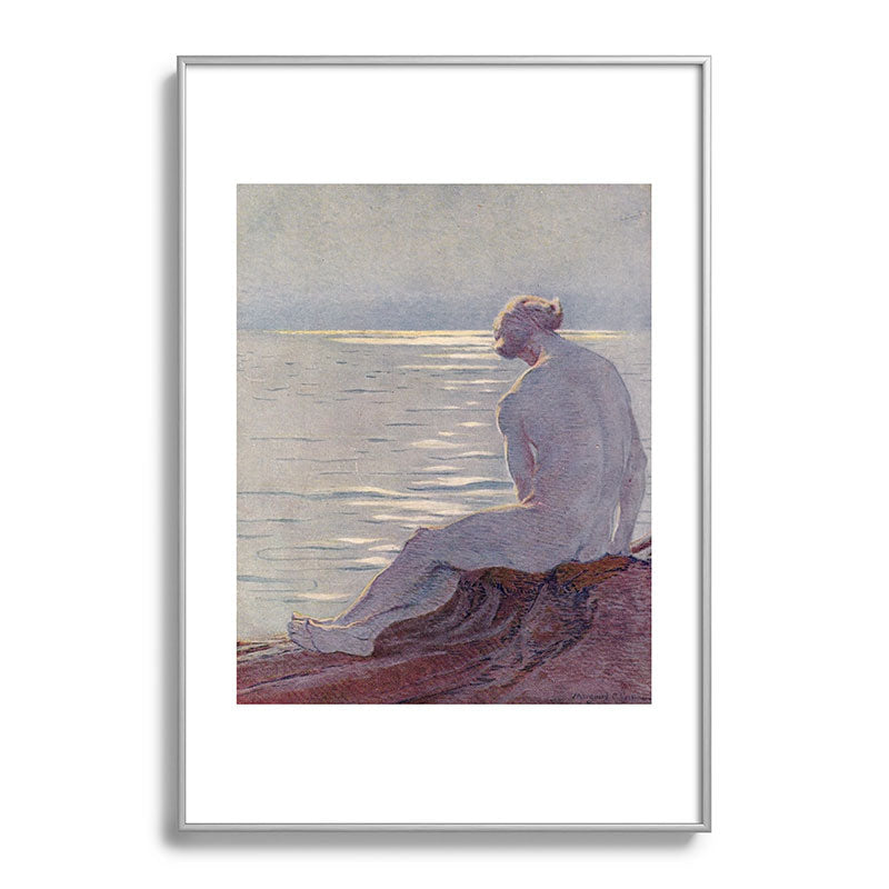 "I musing late in the autumn day" (Margaret C. Cook, Leaves of Grass, 1913) Framed Art Print