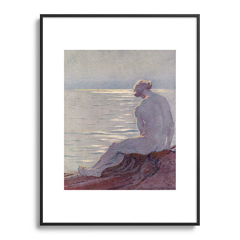 "I musing late in the autumn day" (Margaret C. Cook, Leaves of Grass, 1913) Framed Art Print