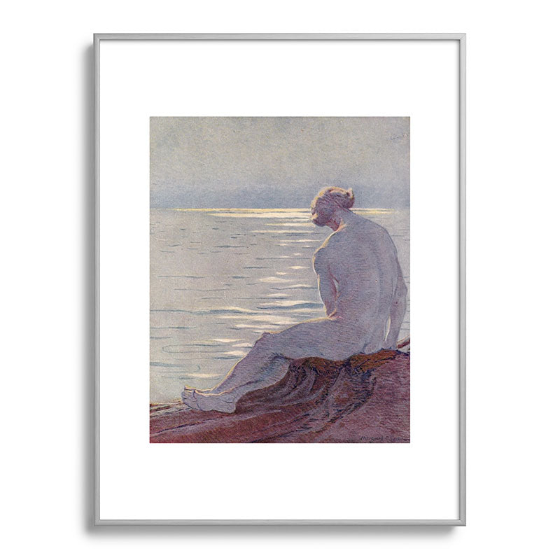 "I musing late in the autumn day" (Margaret C. Cook, Leaves of Grass, 1913) Framed Art Print