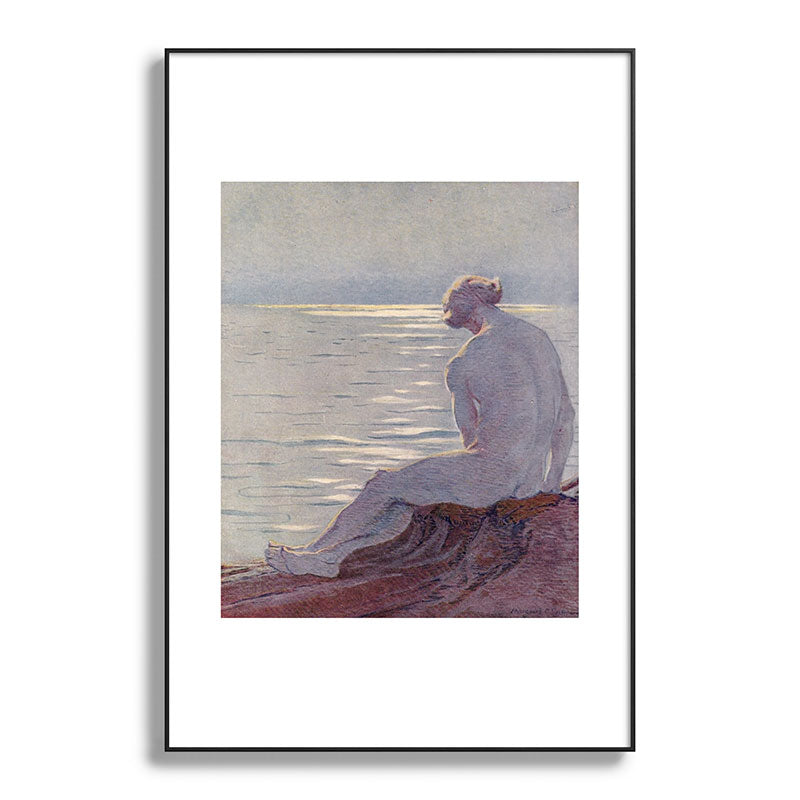 "I musing late in the autumn day" (Margaret C. Cook, Leaves of Grass, 1913) Framed Art Print