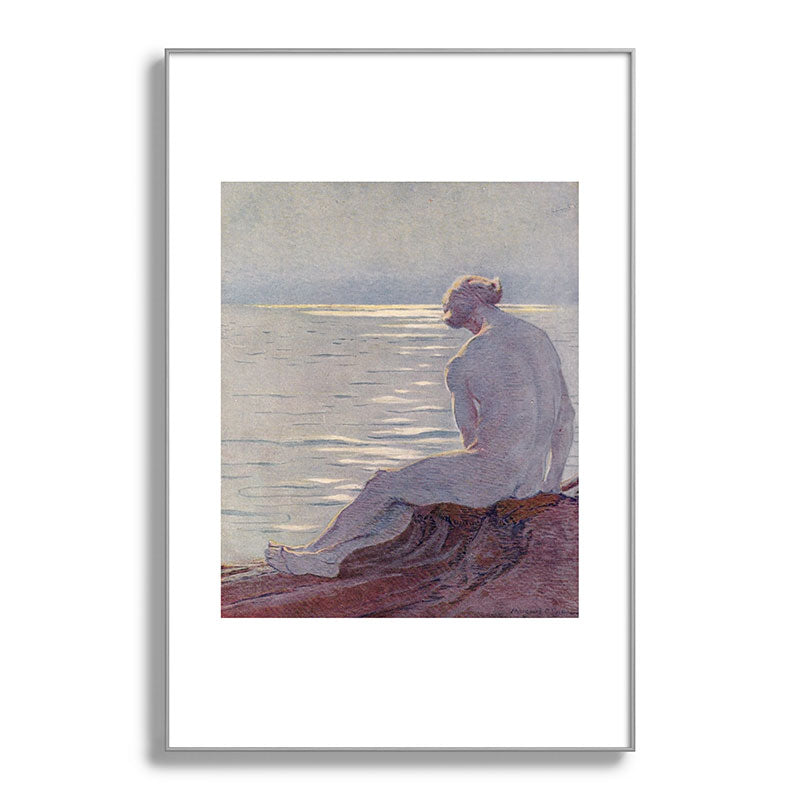 "I musing late in the autumn day" (Margaret C. Cook, Leaves of Grass, 1913) Framed Art Print