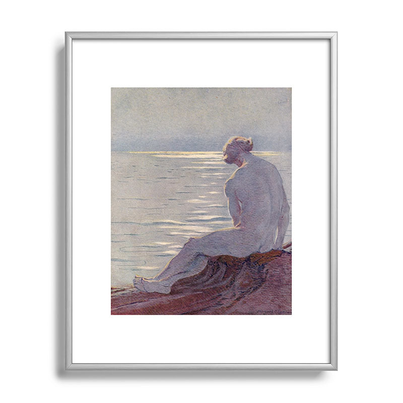 "I musing late in the autumn day" (Margaret C. Cook, Leaves of Grass, 1913) Framed Art Print