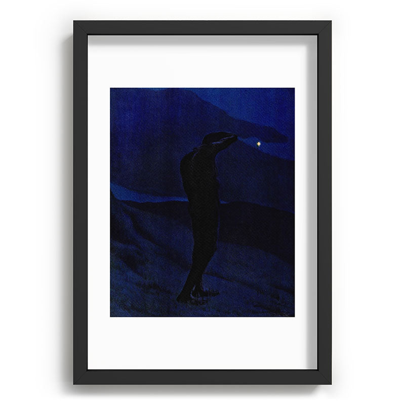 "I see... great cloud-masses... with at times half-dimm'd sadden'd far-off star" (Margaret C. Cook) Framed Art Print