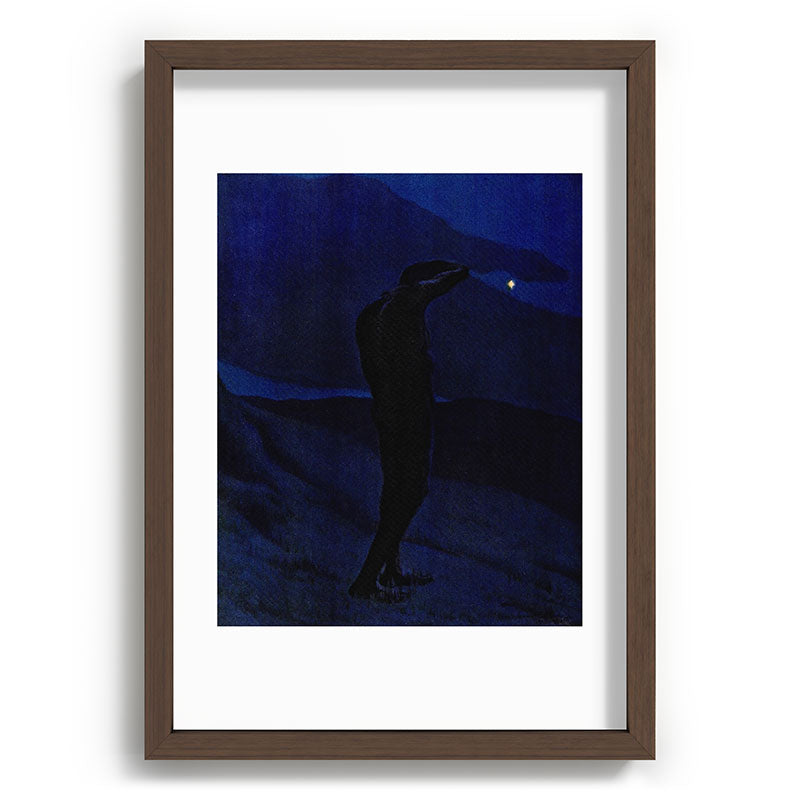 "I see... great cloud-masses... with at times half-dimm'd sadden'd far-off star" (Margaret C. Cook) Framed Art Print