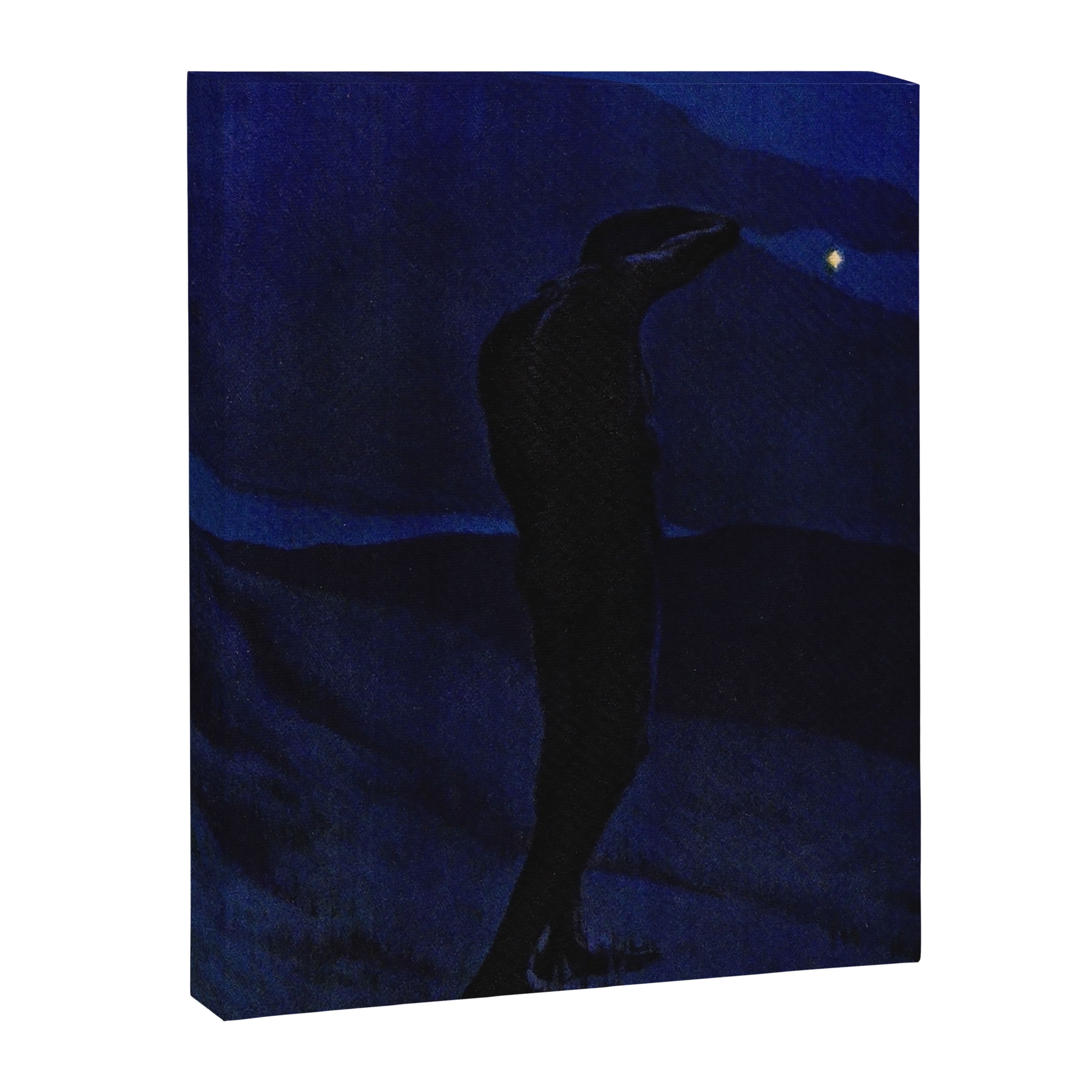 "I see... great cloud-masses... with at times half-dimm'd sadden'd far-off star" (Margaret C. Cook) Canvas Print