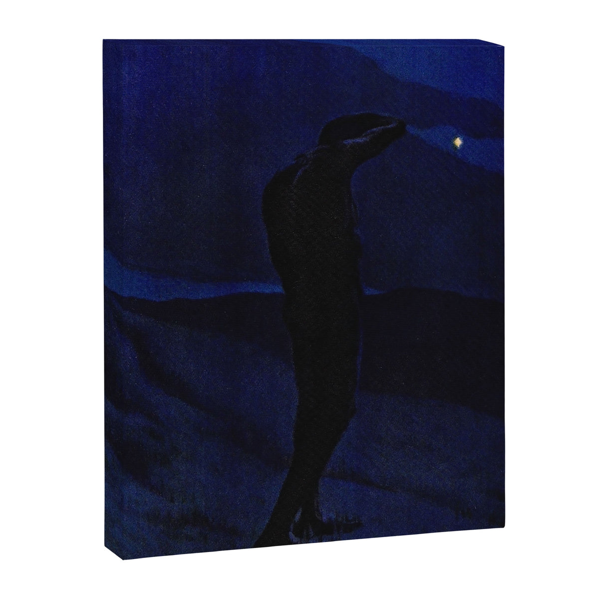 "I see... great cloud-masses... with at times half-dimm'd sadden'd far-off star" (Margaret C. Cook) Canvas Print