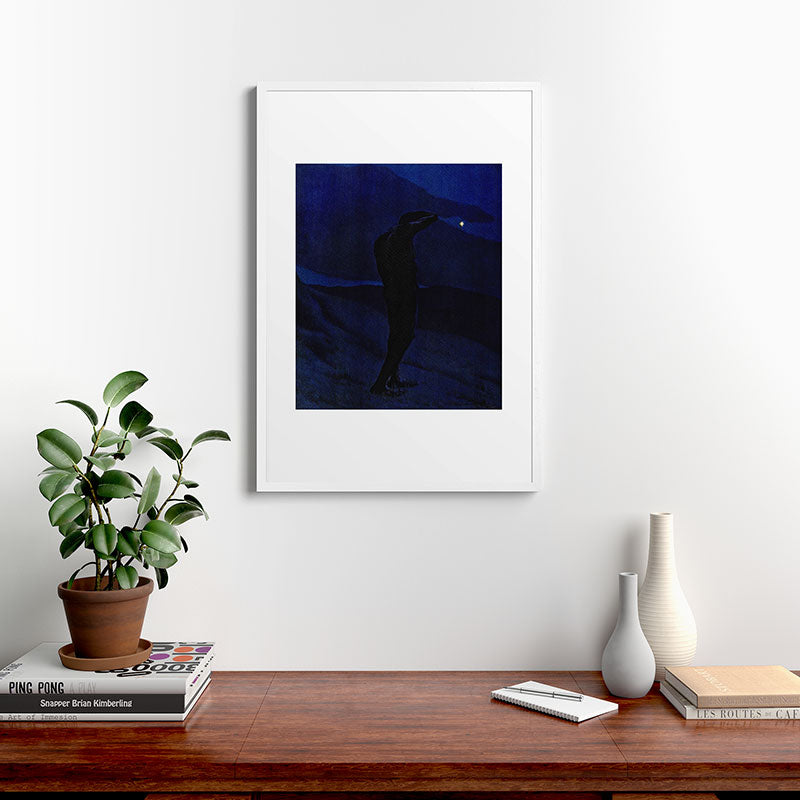 "I see... great cloud-masses... with at times half-dimm'd sadden'd far-off star" (Margaret C. Cook) Framed Art Print