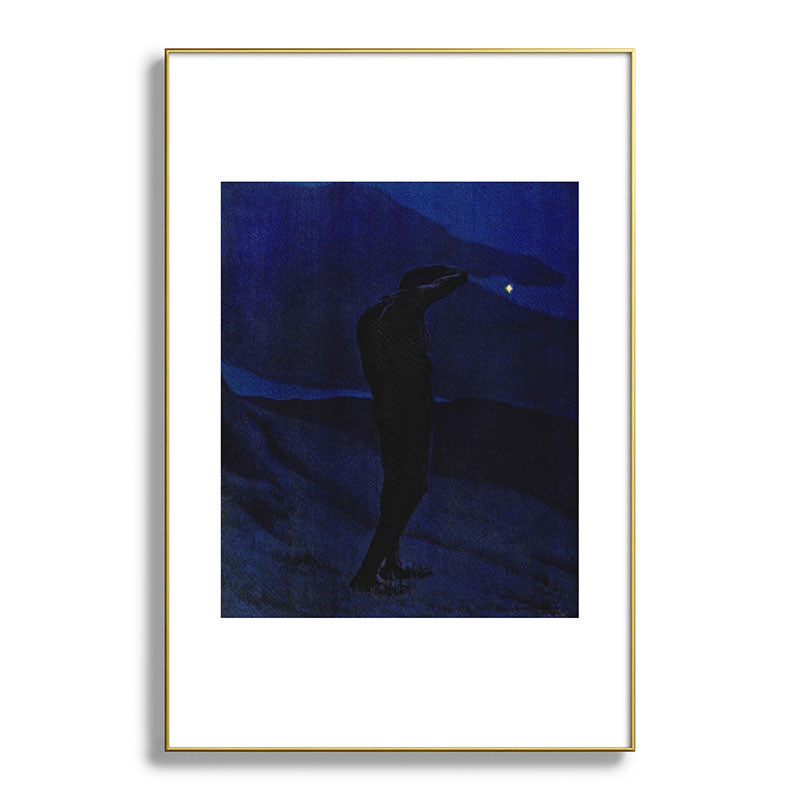 "I see... great cloud-masses... with at times half-dimm'd sadden'd far-off star" (Margaret C. Cook) Framed Art Print