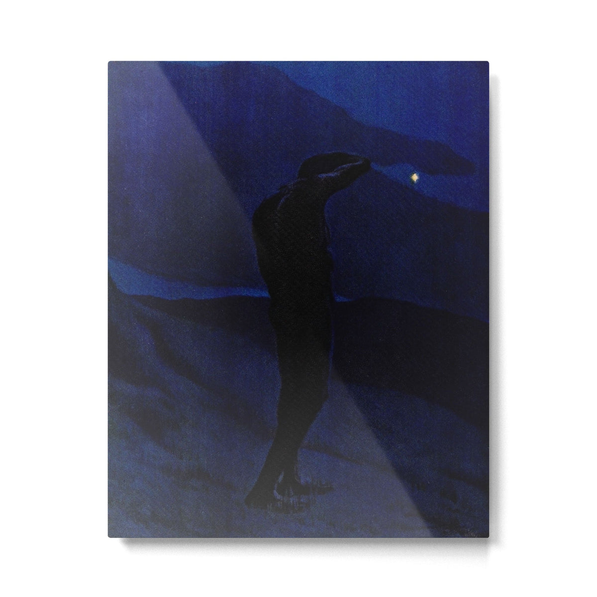 "I see... great cloud-masses... with at times half-dimm'd sadden'd far-off star" (Margaret C. Cook) Metal Print