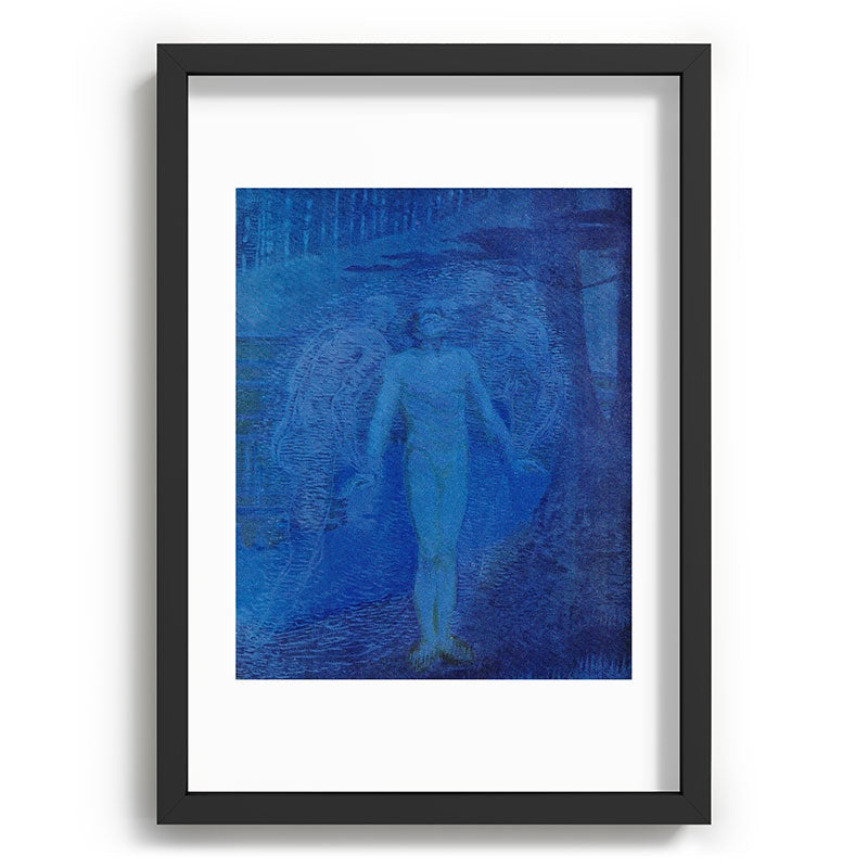 "I too with my soul and body, We, a curious trio, wandering on our way" Framed Art Print
