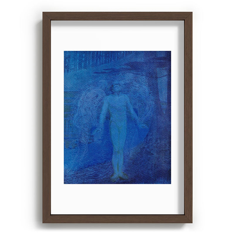 "I too with my soul and body, We, a curious trio, wandering on our way" Framed Art Print
