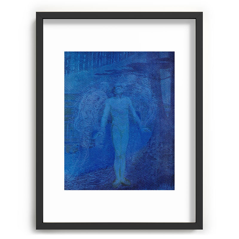 "I too with my soul and body, We, a curious trio, wandering on our way" Framed Art Print