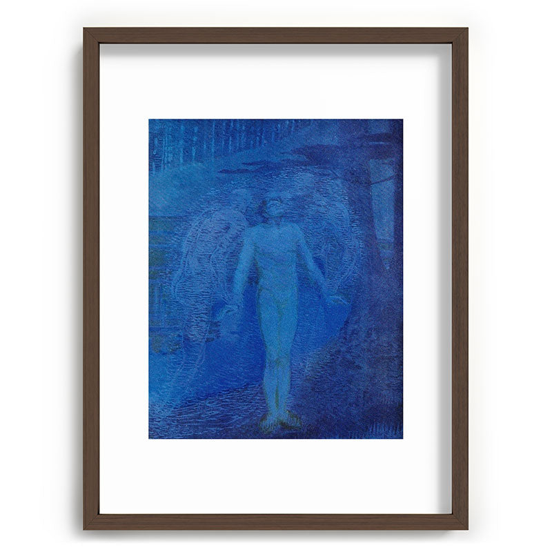 "I too with my soul and body, We, a curious trio, wandering on our way" Framed Art Print