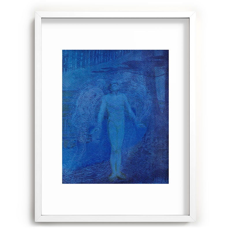 "I too with my soul and body, We, a curious trio, wandering on our way" Framed Art Print