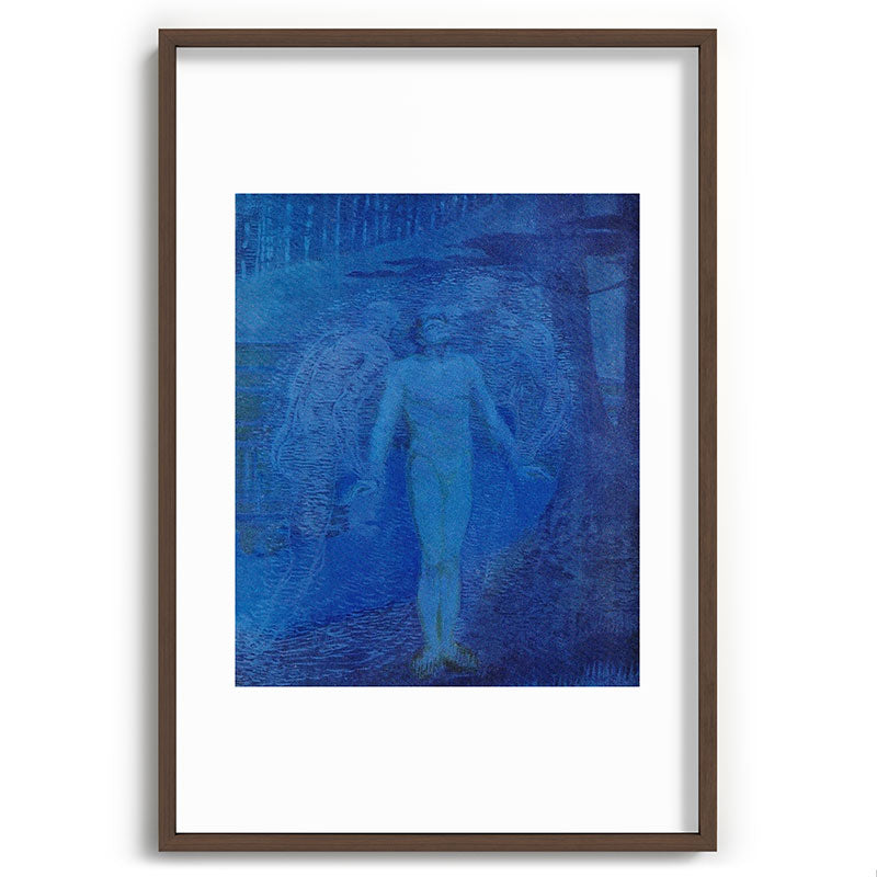 "I too with my soul and body, We, a curious trio, wandering on our way" Framed Art Print