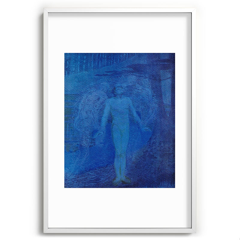 "I too with my soul and body, We, a curious trio, wandering on our way" Framed Art Print