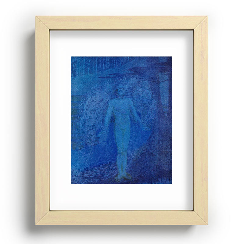 "I too with my soul and body, We, a curious trio, wandering on our way" Framed Art Print