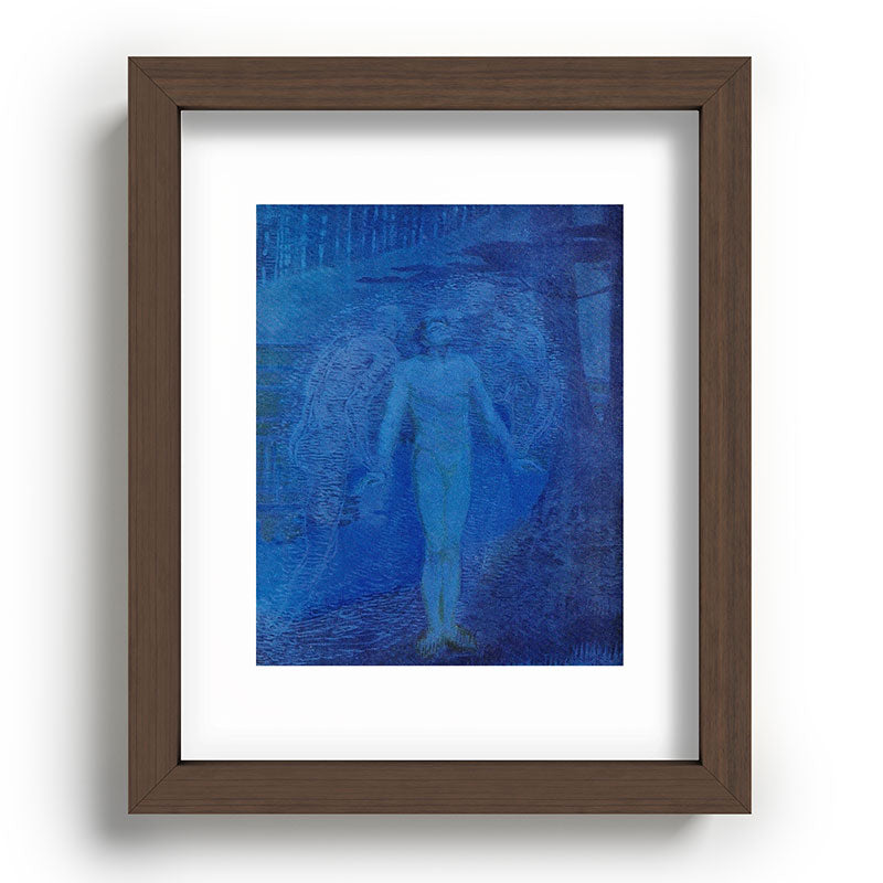 "I too with my soul and body, We, a curious trio, wandering on our way" Framed Art Print