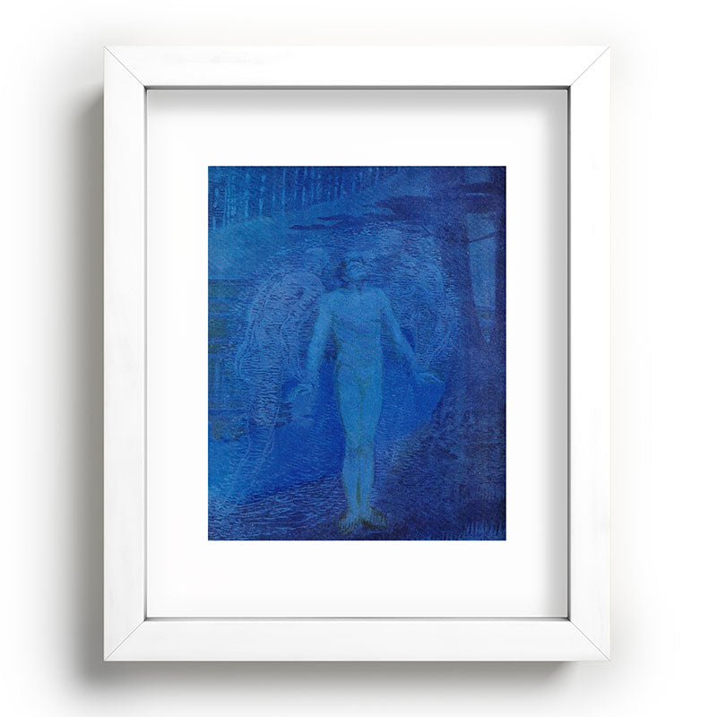 "I too with my soul and body, We, a curious trio, wandering on our way" Framed Art Print
