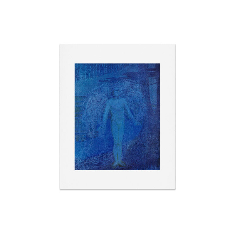 "I too with my soul and body, We, a curious trio, wandering on our way" Art Print