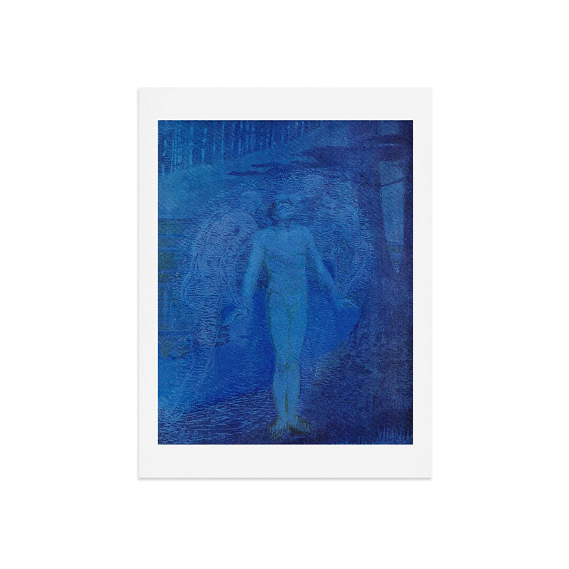 "I too with my soul and body, We, a curious trio, wandering on our way" Art Print
