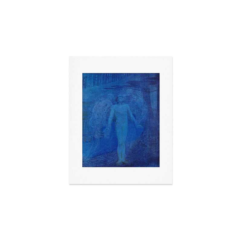 "I too with my soul and body, We, a curious trio, wandering on our way" Art Print