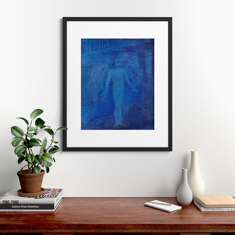 "I too with my soul and body, We, a curious trio, wandering on our way" Framed Art Print