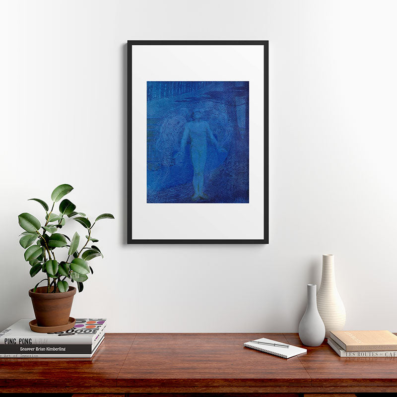 "I too with my soul and body, We, a curious trio, wandering on our way" Framed Art Print