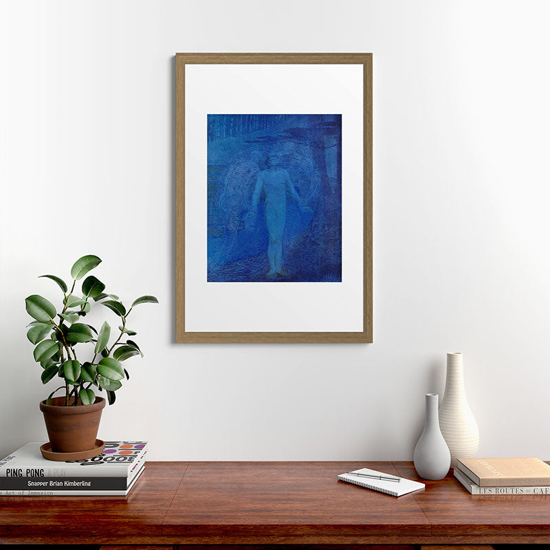 "I too with my soul and body, We, a curious trio, wandering on our way" Framed Art Print