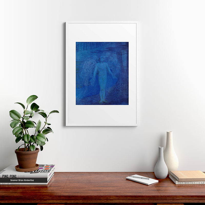 "I too with my soul and body, We, a curious trio, wandering on our way" Framed Art Print