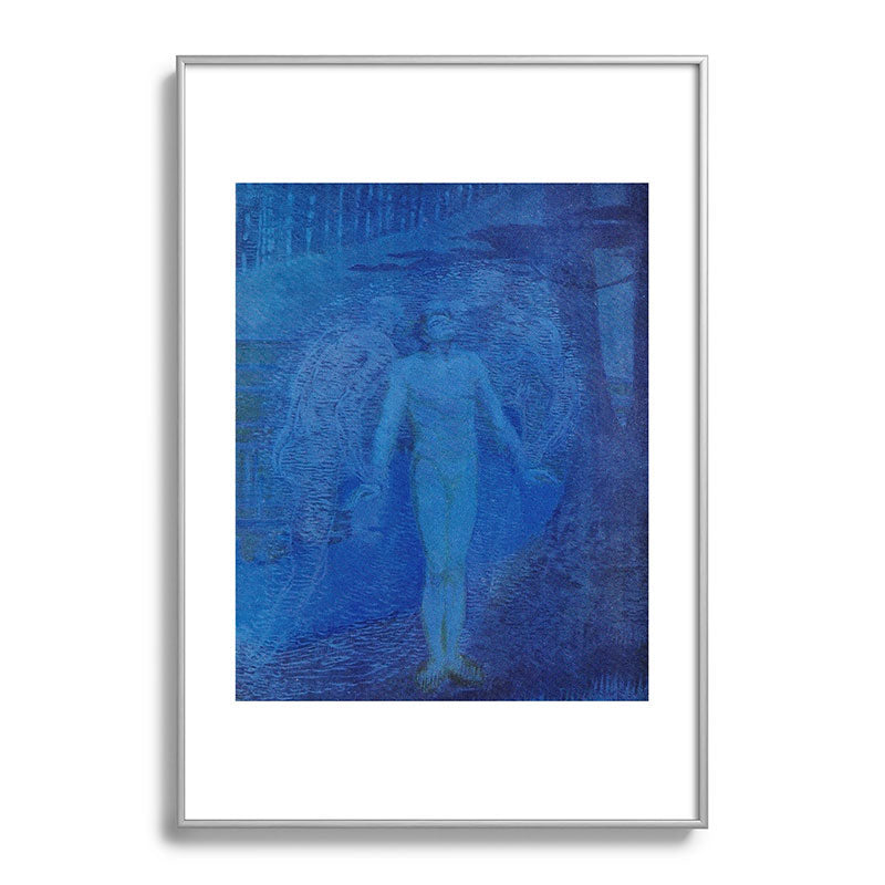 "I too with my soul and body, We, a curious trio, wandering on our way" Framed Art Print