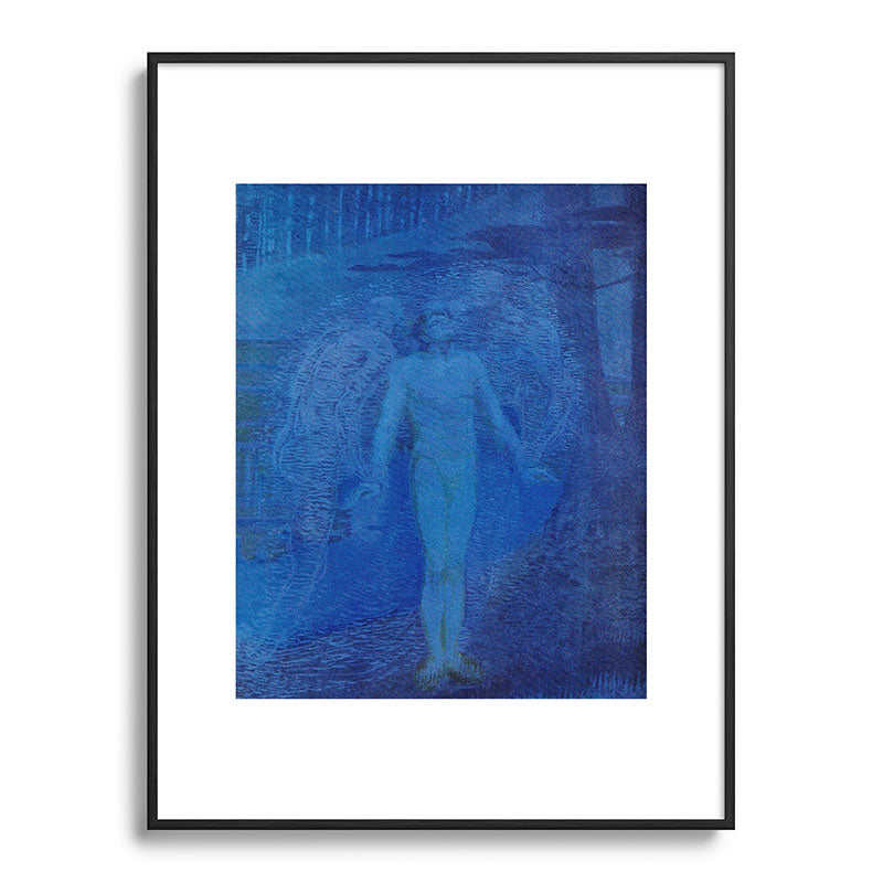 "I too with my soul and body, We, a curious trio, wandering on our way" Framed Art Print