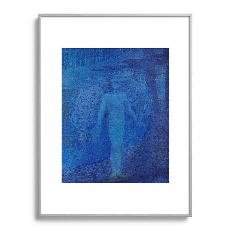 "I too with my soul and body, We, a curious trio, wandering on our way" Framed Art Print