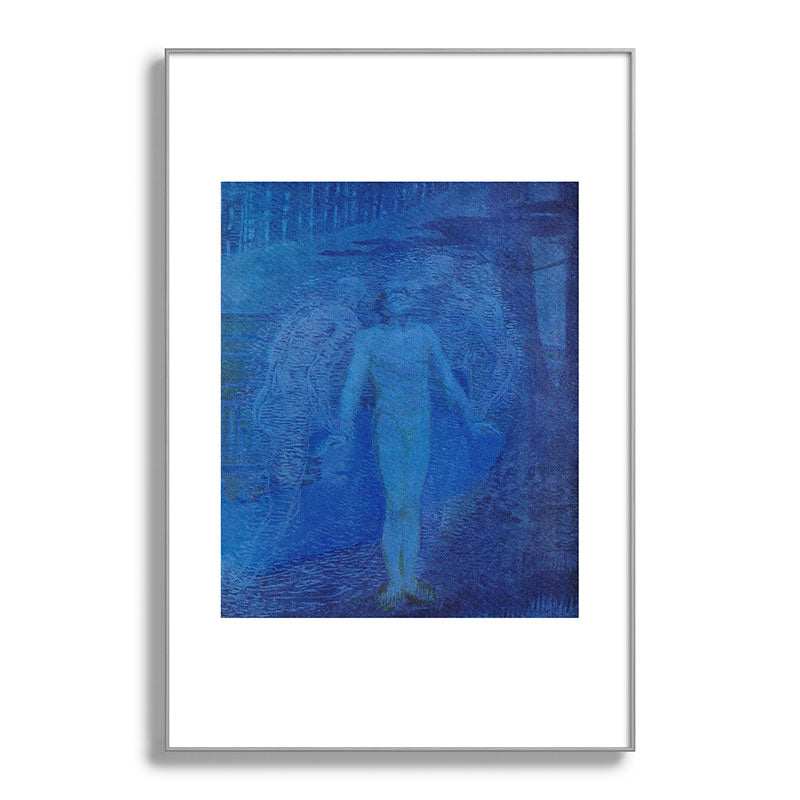 "I too with my soul and body, We, a curious trio, wandering on our way" Framed Art Print
