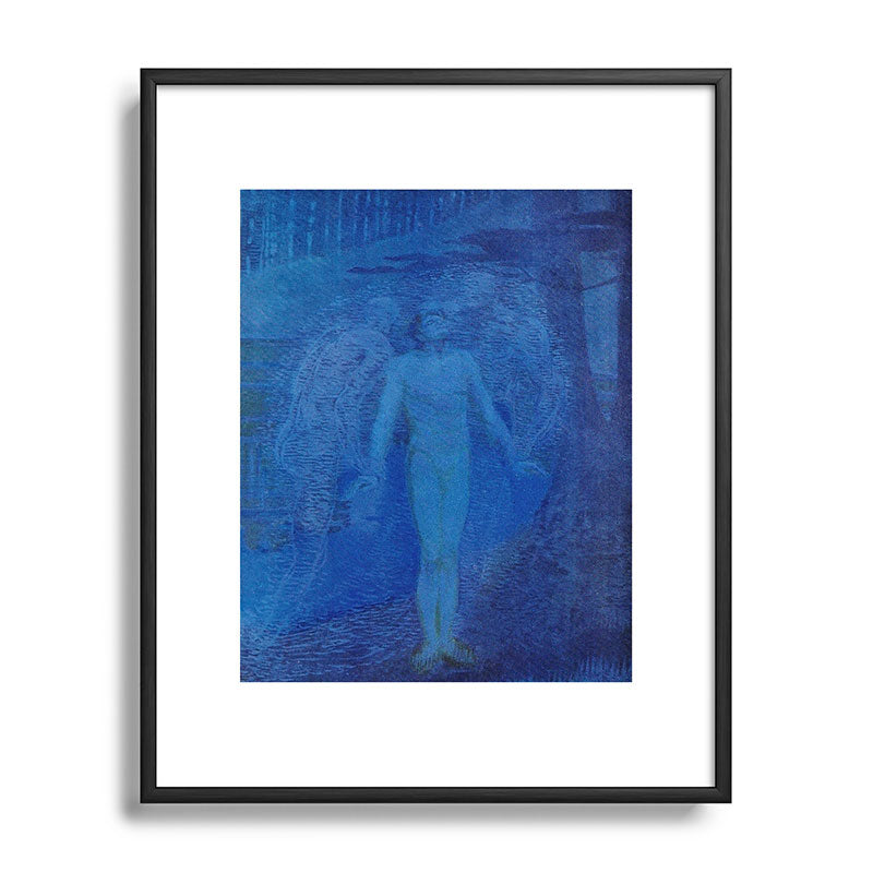 "I too with my soul and body, We, a curious trio, wandering on our way" Framed Art Print