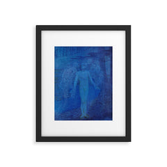 "I too with my soul and body, We, a curious trio, wandering on our way" Framed Art Print