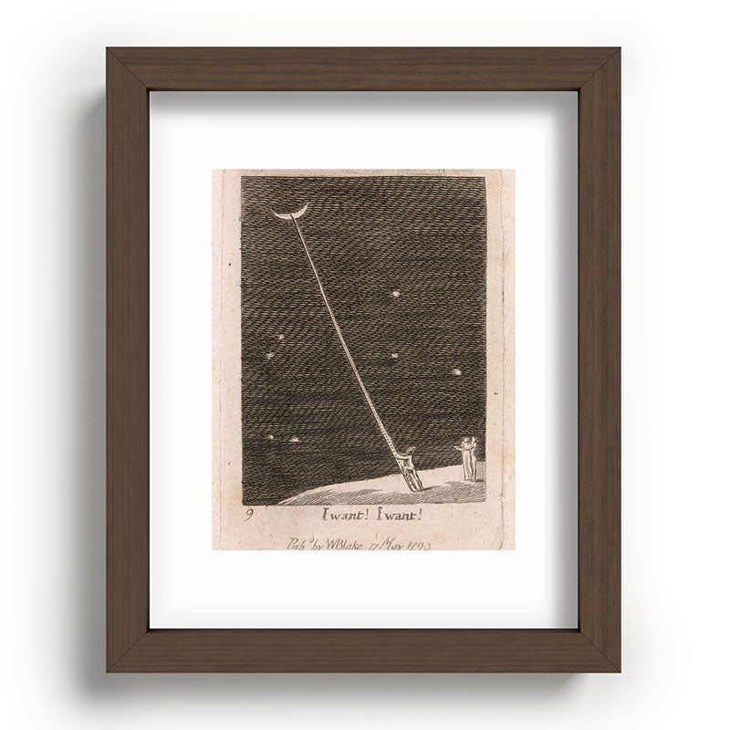 "I Want! I Want!" by William Blake (1793) Framed Art Print