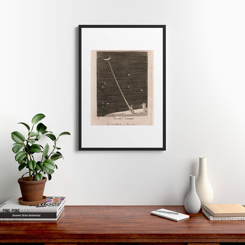 "I Want! I Want!" by William Blake (1793) Framed Art Print