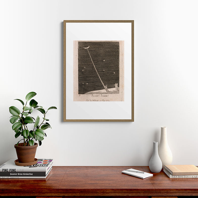 "I Want! I Want!" by William Blake (1793) Framed Art Print