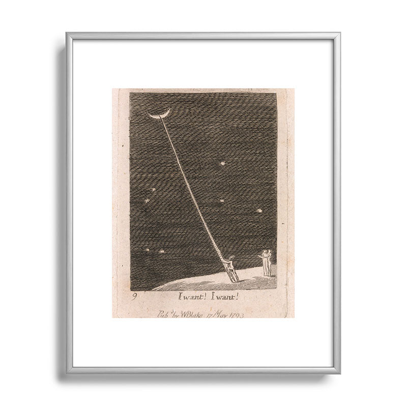 "I Want! I Want!" by William Blake (1793) Framed Art Print